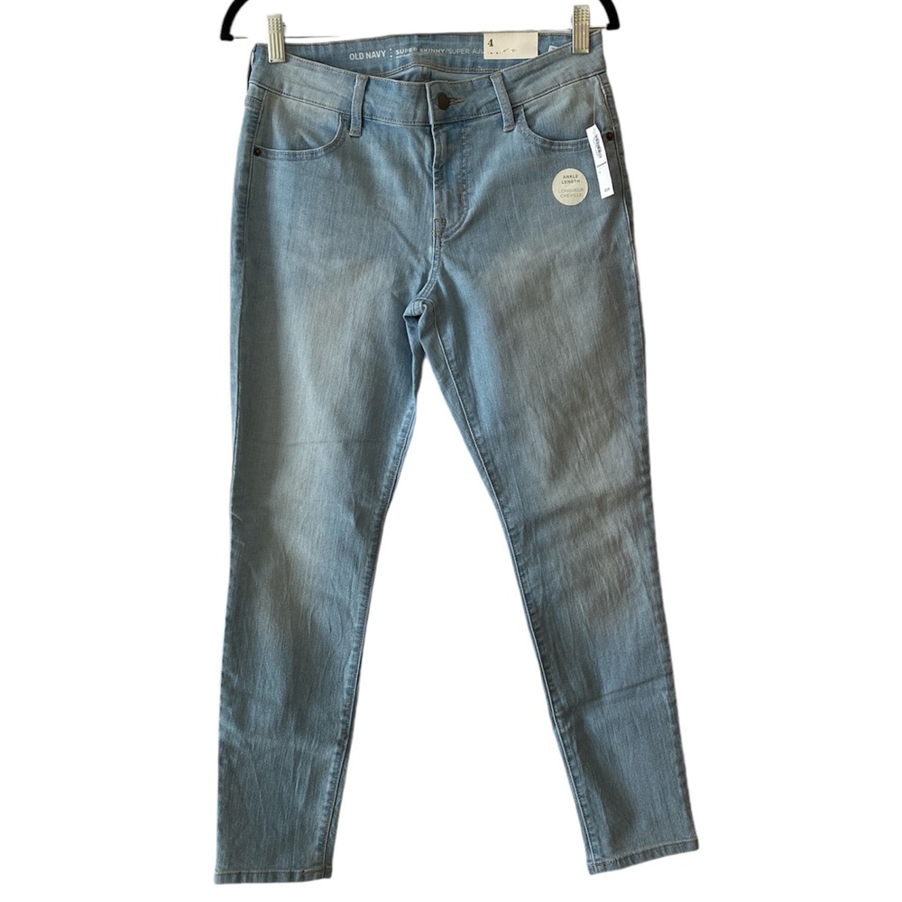 Old Navy Super Skinny Ankle Jeans Size 4 NWT